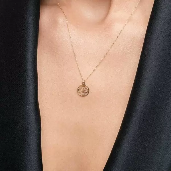 Leaf Jewelry Halskette Clover, 14 K Gelbgold