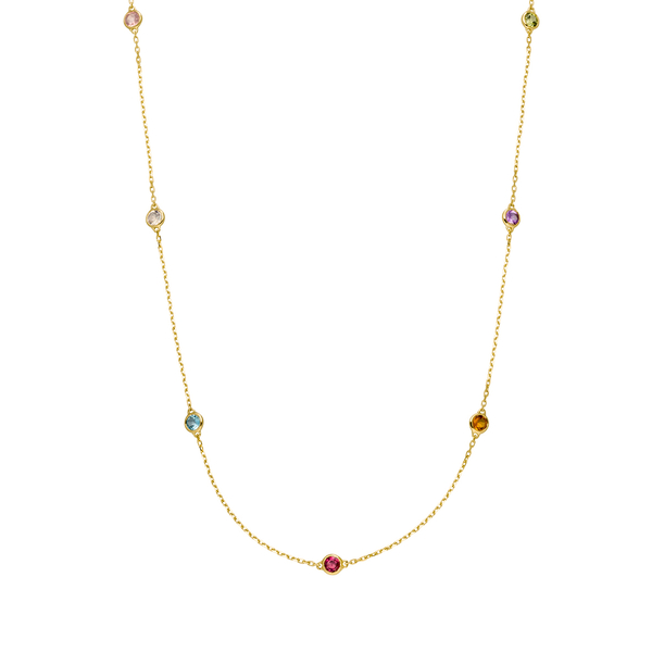Leaf Jewelry Halskette Fine Gems, 14K Gelbgold