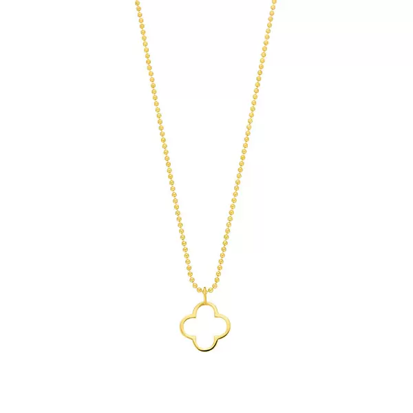 Leaf Jewelry Halskette GENTLE CLOVER, 14 K Gelbgold