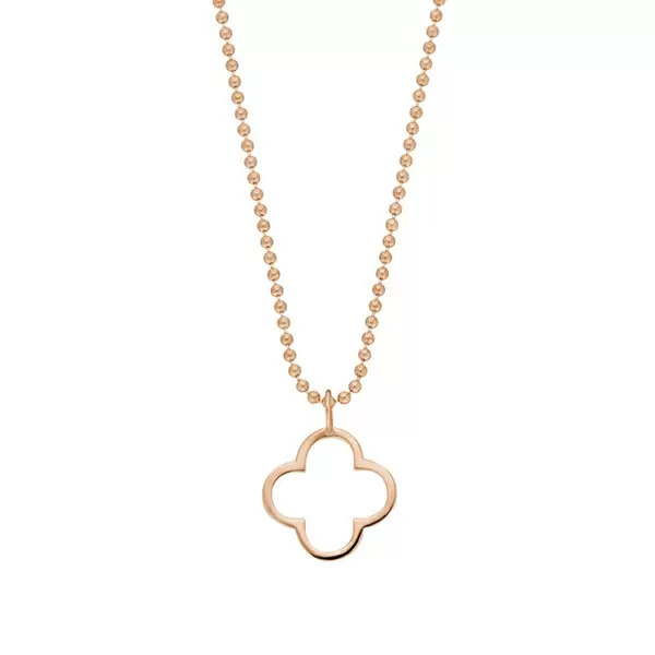Leaf Jewelry Halskette GENTLE CLOVER, 14 K Rosegold