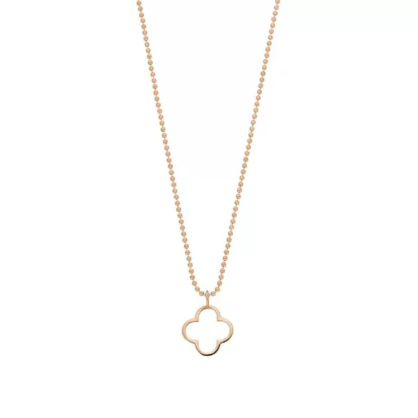 Leaf Jewelry Halskette GENTLE CLOVER, 14 K Rosegold