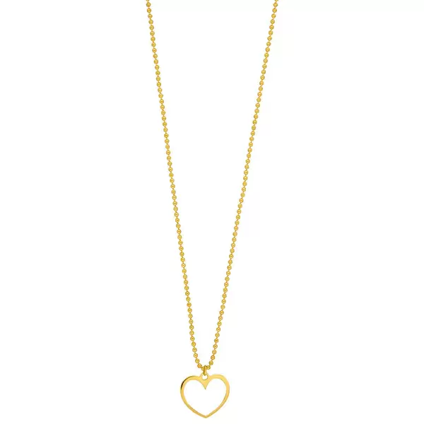 Leaf Jewelry Halskette GENTLE HEART, 14 K Gelbgold