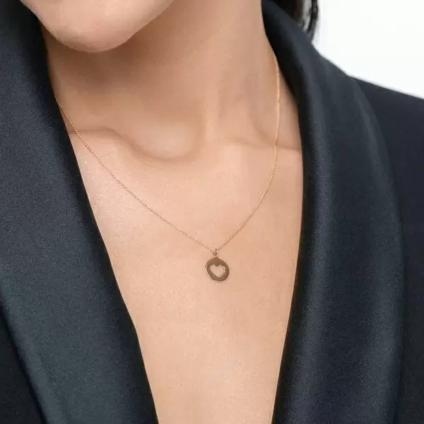 Leaf Jewelry Halskette Heart, 14 K Gelbgold