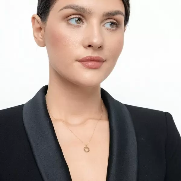 Leaf Jewelry Halskette Heart, 14 K Gelbgold