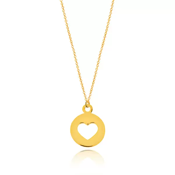 Leaf Jewelry Halskette Heart, 14 K Gelbgold