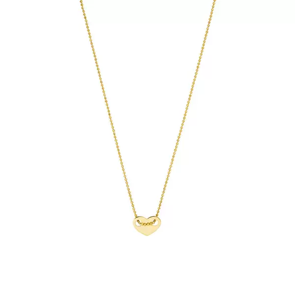 Leaf Jewelry Halskette Heart, 14 K Gelbgold