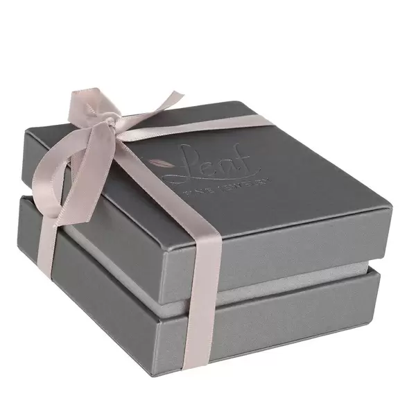 Leaf Jewelry Halskette Kreuz, 14 K Rosegold