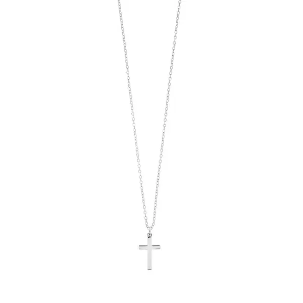 Leaf Jewelry Halskette Kreuz, 925 Sterlingsilber