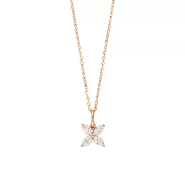 Leaf Jewelry Halskette Leaf Flower, Rosegold