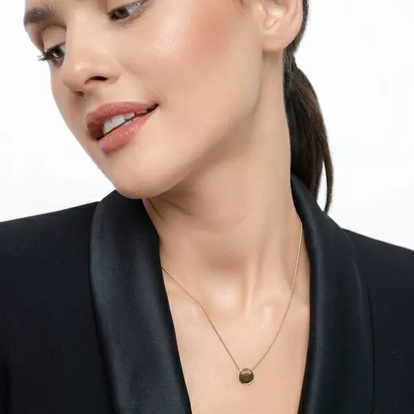 Leaf Jewelry Halskette Plate, 14 K Gelbgold