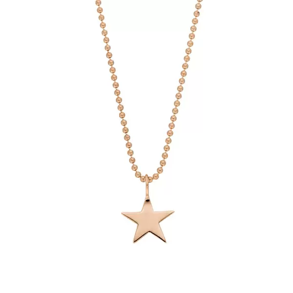Leaf Jewelry Halskette STAR, 14 K Rosegold