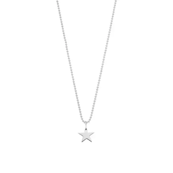 Leaf Jewelry Halskette STAR, 14 K Weißgold