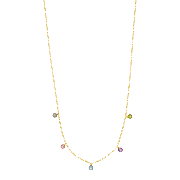 Leaf Jewelry Halskette Sweet Gems, 14K Gelbgold