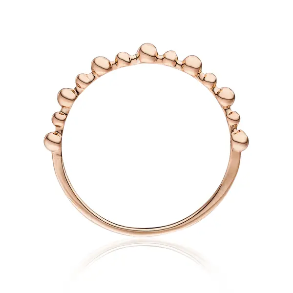 Leaf Jewelry Ring Kugel, 18 K Roségold