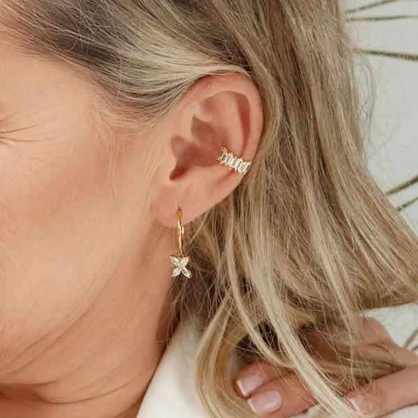 Leaf Jewelry Silber Earcuff, ICE CUBE