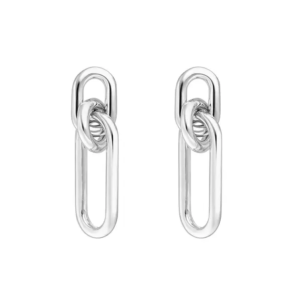 Leaf Jewelry Silber Ohrhänger, Karabiner