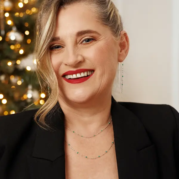 Leaf Jewelry Ohrhänger Flying Gems, Amethyst, 18 K Gelbgold Vergoldet