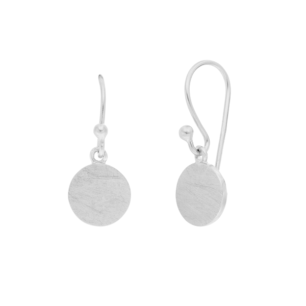 Leaf Jewelry Ohrhänger Plättchen klein, 925 Sterlingsilber