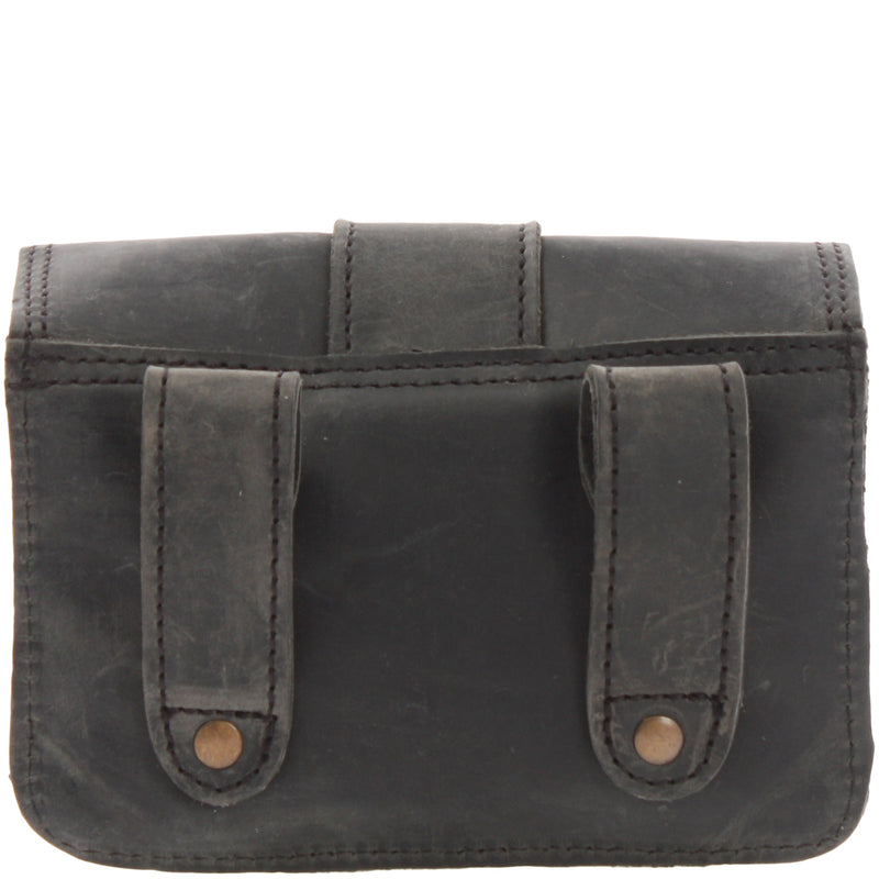 Leconi Gürteltasche Bauchtasche Hüfttasche Damen Herren Rindsleder Grau LE9005