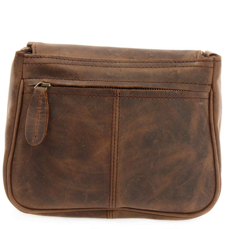 Leconi Kleine Umhängetasche Damentasche Leder Schlamm LE3047