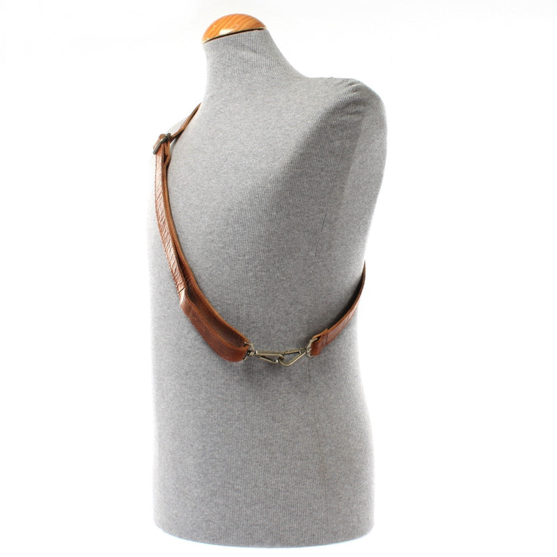 Leconi Trageriemen Leder 150cm Braun LEC-R7