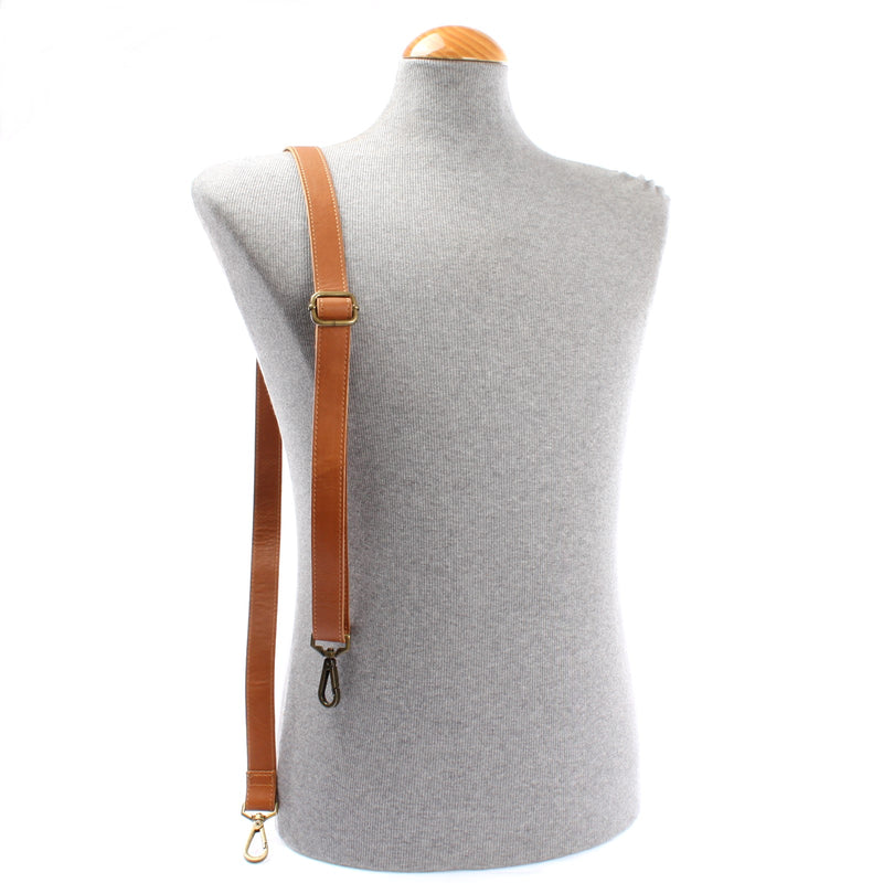 Leconi Trageriemen Leder 150cm Cognac LEC-R7