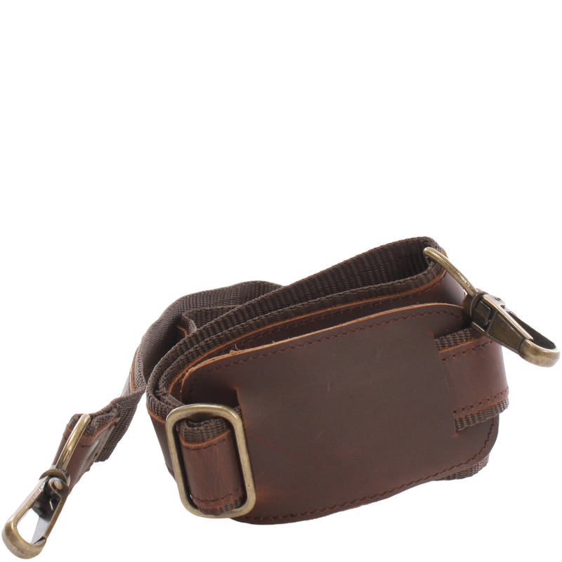 Leconi Trageriemen Leder braun 115cm LEC-R1