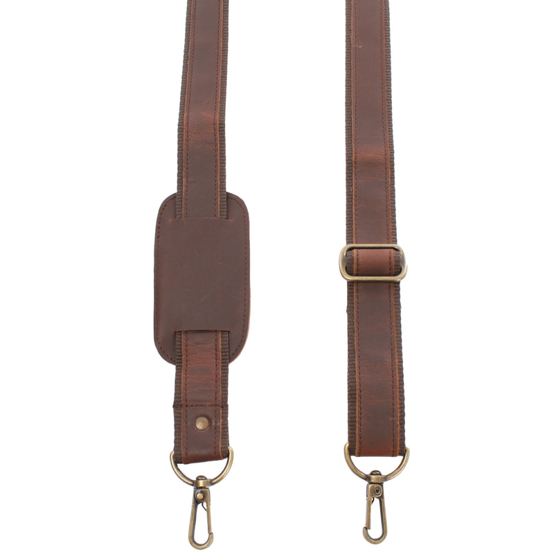 Leconi Trageriemen Leder Braun 150cm LEC-R2