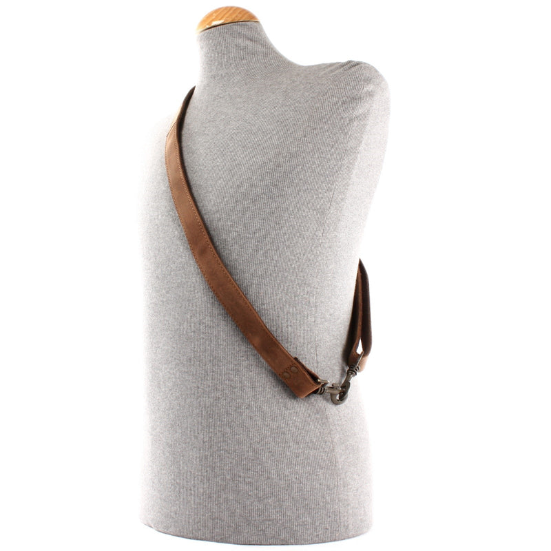 Leconi Trageriemen Leder Braun 150cm LEC-R5