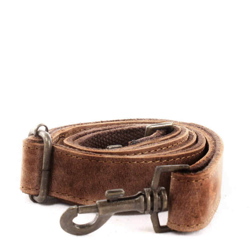 Leconi Trageriemen Leder braun 150cm LEC-R5