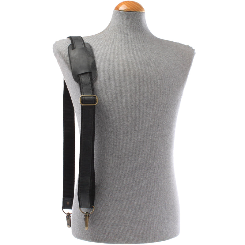 Leconi Trageriemen Leder Grau 150cm LEC-R2