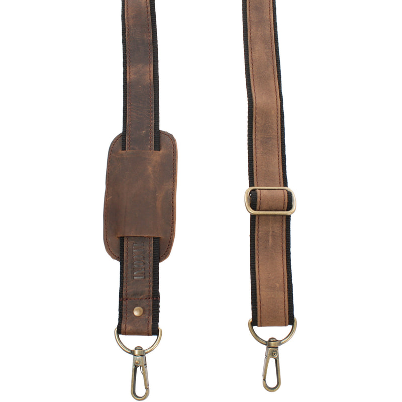 Leconi Trageriemen Leder Schlamm 150cm LEC-R2