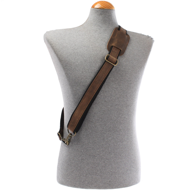 Leconi Trageriemen Leder Schlamm 150cm LEC-R2