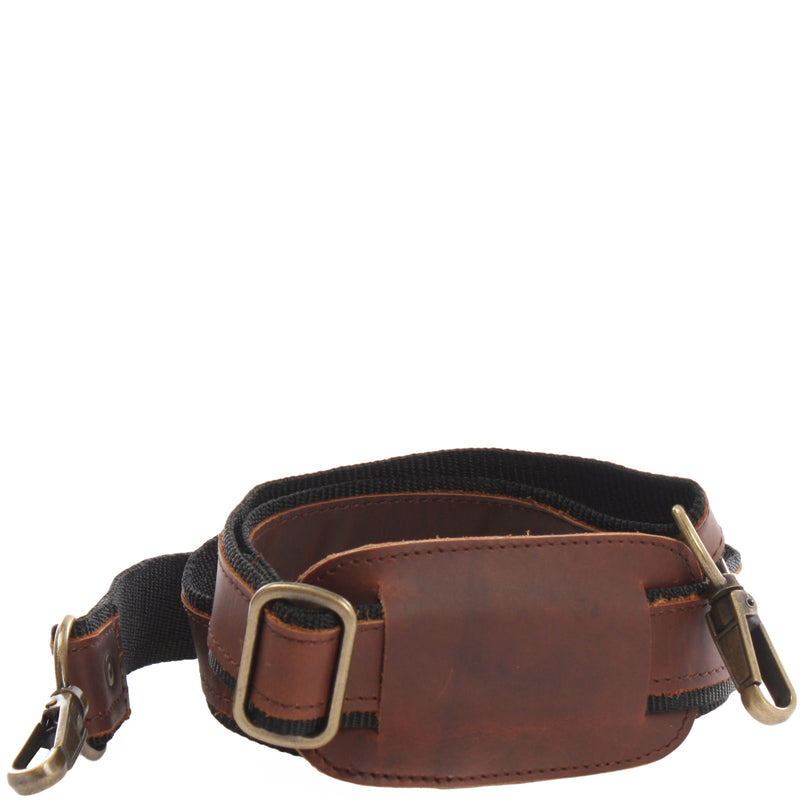 Leconi Trageriemen Leder braun - schwarz 150cm LEC-R2 Leconi Trageriemen Leder braun - schwarz 150cm LEC-R2