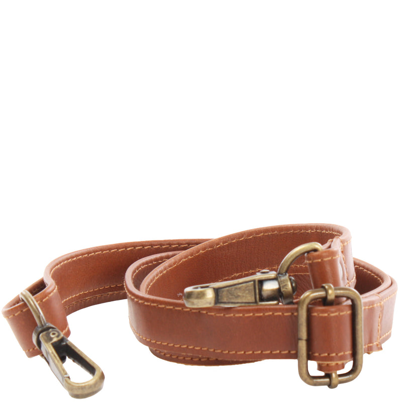 Leconi Trageriemen Leder cognac schmal 150cm LEC-R4