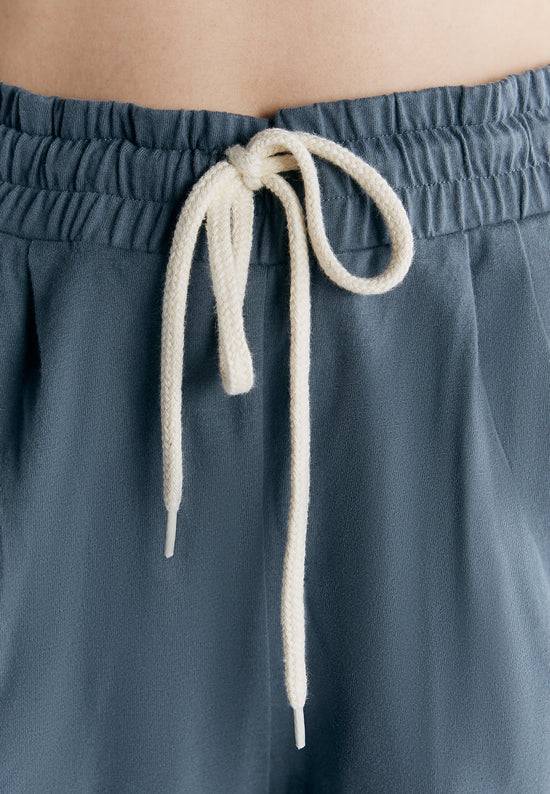 Leela Cotton 1440-068 | Pyjama-Shorts - Dunklerschiefer