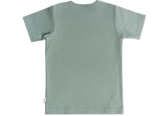 Leela Cotton 2010 TS | Basic Kurzarmshirt - Tannennadel/Salbei