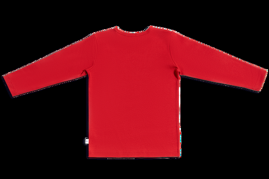 Leela Cotton 2064 | Baby Basic Langarmshirt - Ziegelrot