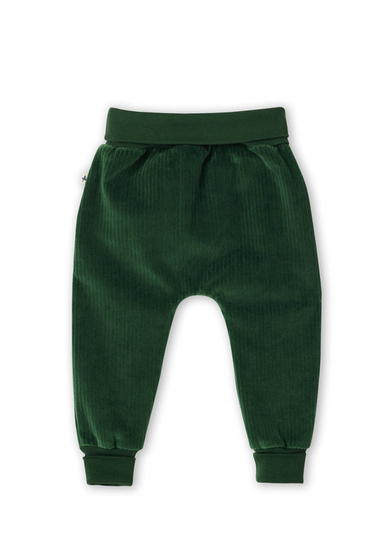 Leela Cotton 2072 TL | Baby Cordhose Breiter Bund - Tannennadel