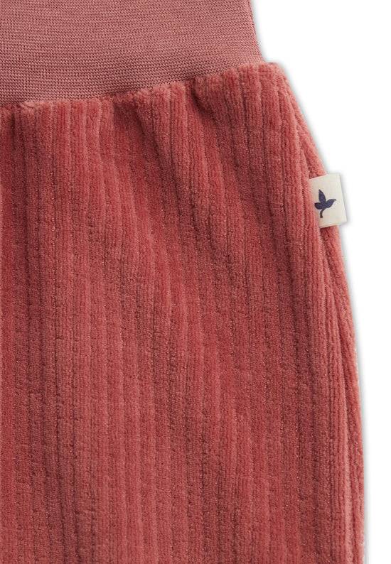 Leela Cotton 2072 WR | Baby Cordhose Breiter Bund - Dunkel Mauve