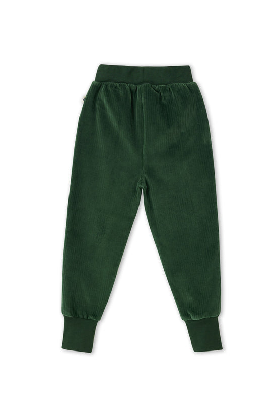 Leela Cotton 2172 TL | Kinder Cordhose Schmaler Bund - Tannennadel