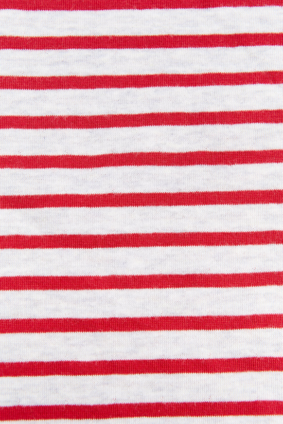 Leela Cotton 2460 | Baby Wendelangarmshirt - Grau-Ziegelrot