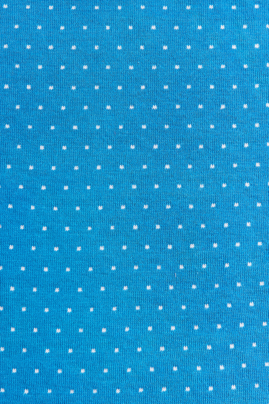 Leela Cotton 2650BW | Baby Wendelangarmshirt - Saphirblau-Naturweiss