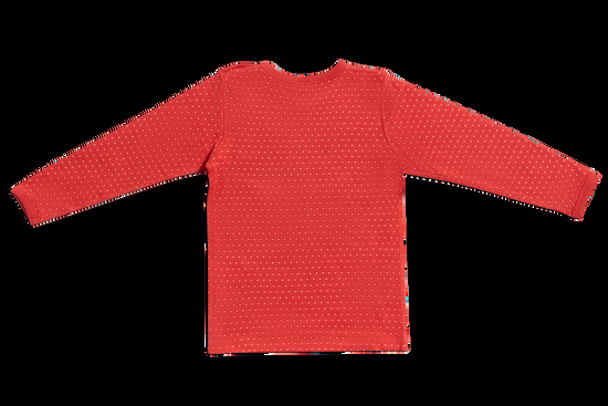 Leela Cotton 2650RW | Baby Wendelangarmshirt - Hibiskus-Naturweiss