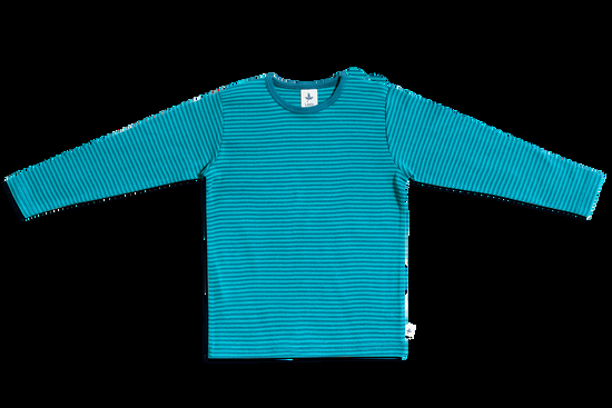 Leela Cotton 2840 | Baby Basic Langarmshirt - Donaublau/Lapis
