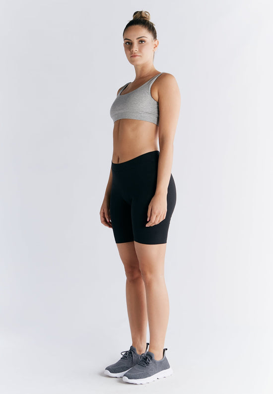 Leela Cotton 1417-021 | Radlerhose - Schwarz