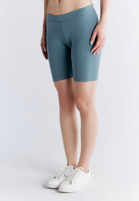 Leela Cotton 1417-066 | Radlerhose - Gobelin Blau