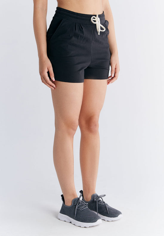 Leela Cotton 1440-021 | Pyjama-Shorts - Schwarz