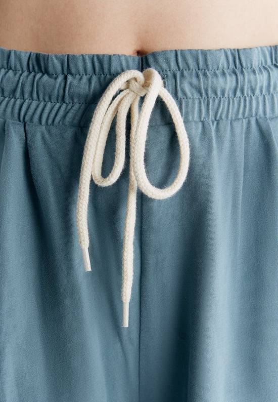 Leela Cotton 1440-066 | Pyjama-Shorts - Gobelin Blau