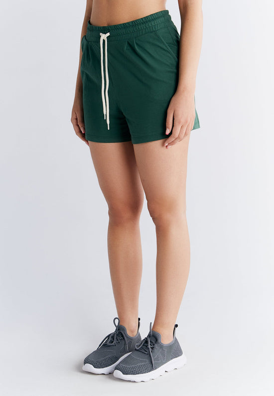 Leela Cotton 1440-067 | Pyjama-Shorts - Tannennadel